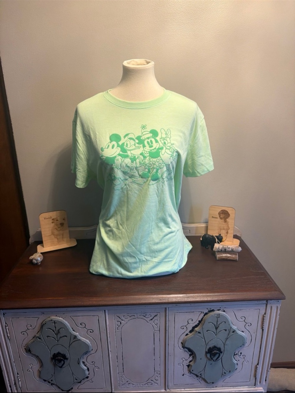 Disney Mint Green Short Sleeve Graphic Tee